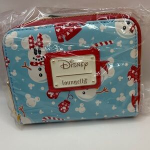 Loungefly Disney Snowman Wallet - Blue and Red